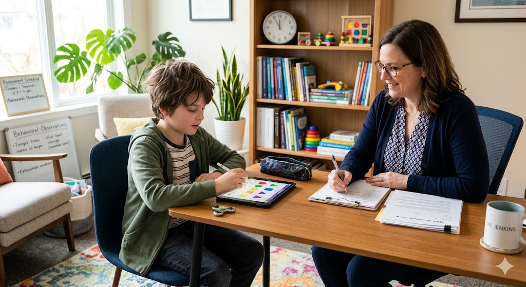 Child in clinic cognitive assessment